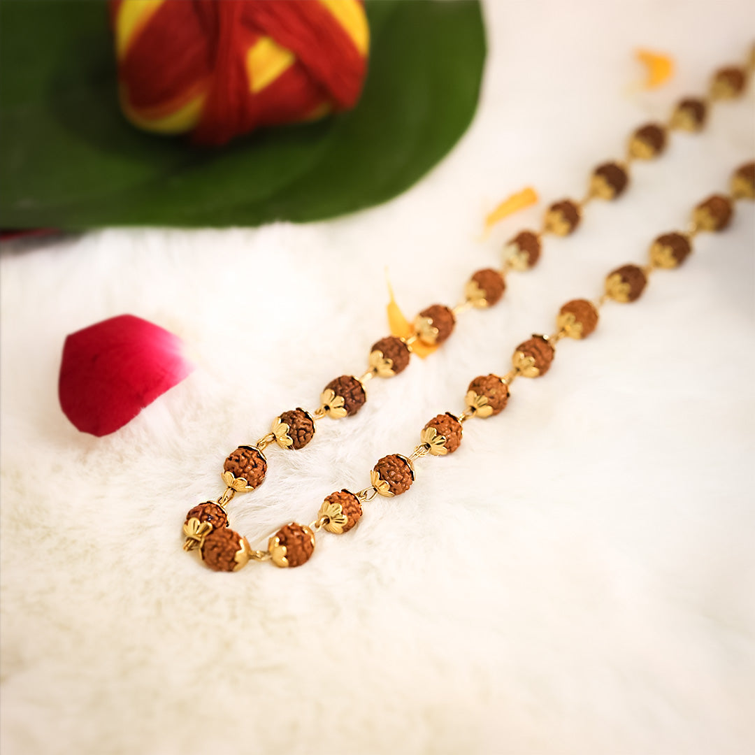 Divine Rudraksha Necklace - 54 Beads