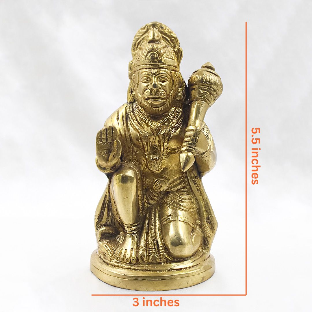 Lord Hanuman Brass Idol