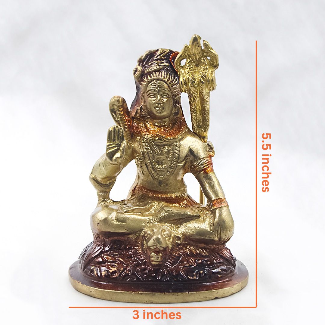 Lord Shiva Brass Idol