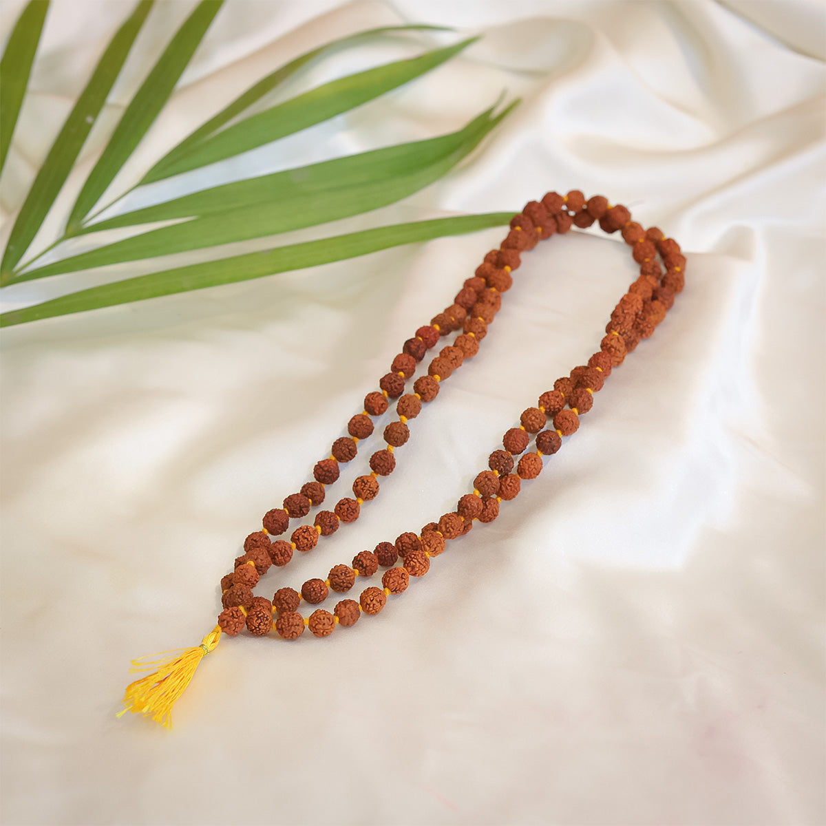 108 Beads 5 Mukhi Rudraksha Mala & Bracelet Combo