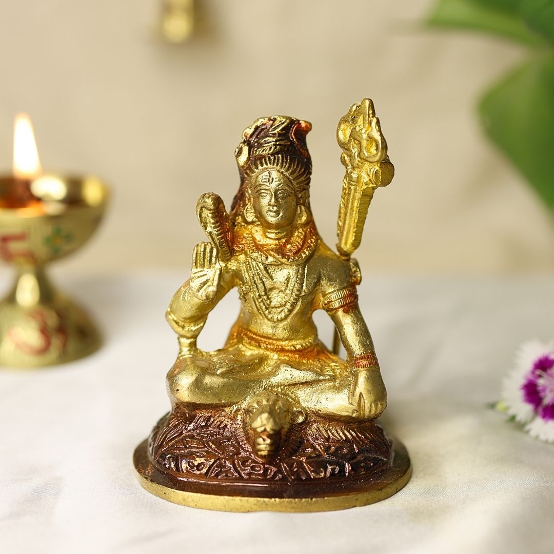 Lord Shiva Brass Idol