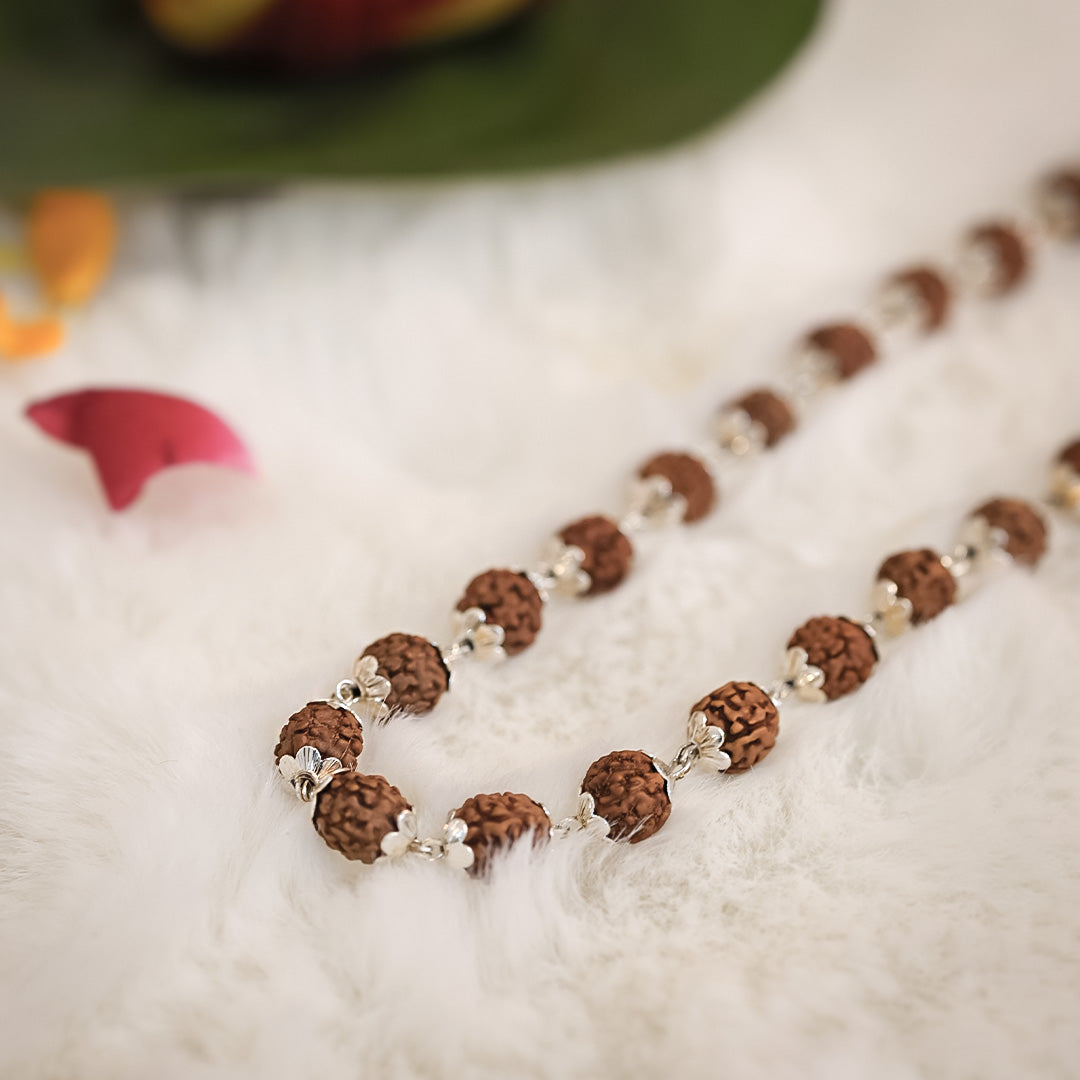 Divine Rudraksha Necklace - 54 Beads