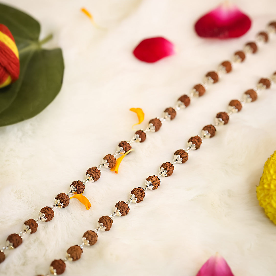 Divine Rudraksha Necklace - 54 Beads