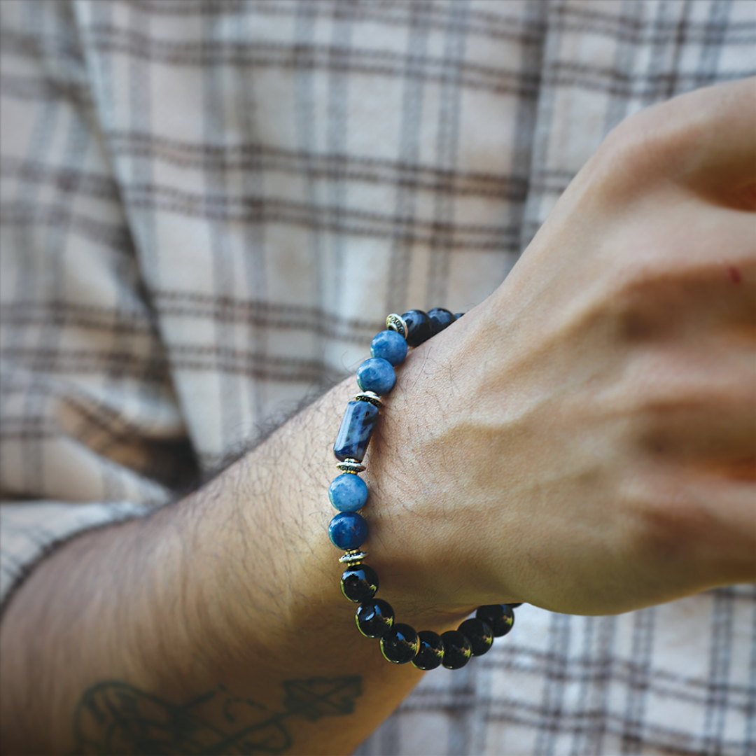 Black Tourmaline Bracelet (Kumbh Rashi) Aquarius