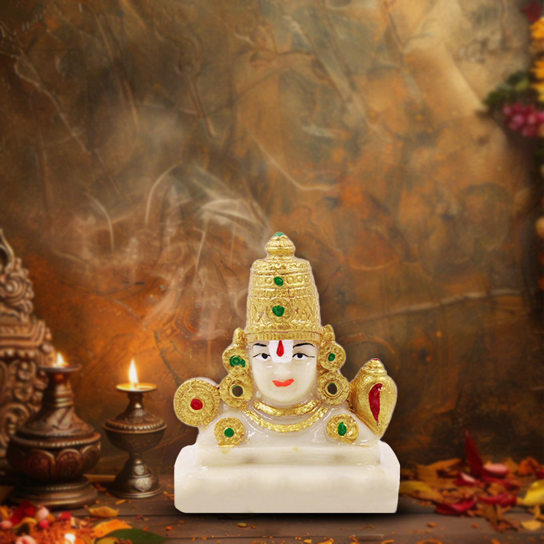 Lord Balajee Divine Idol - Marble Finish