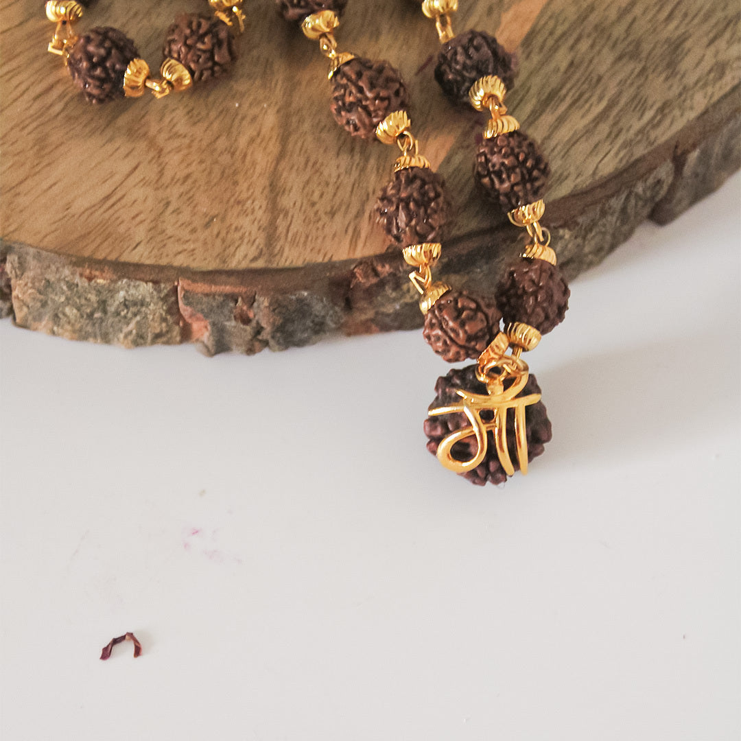 Divine Rudraksha Pendant Necklace