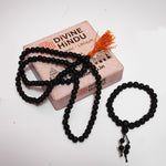 Divine Hindu Original Karungali Malai 108-Beads & Karungali Malai Bracelet Combo