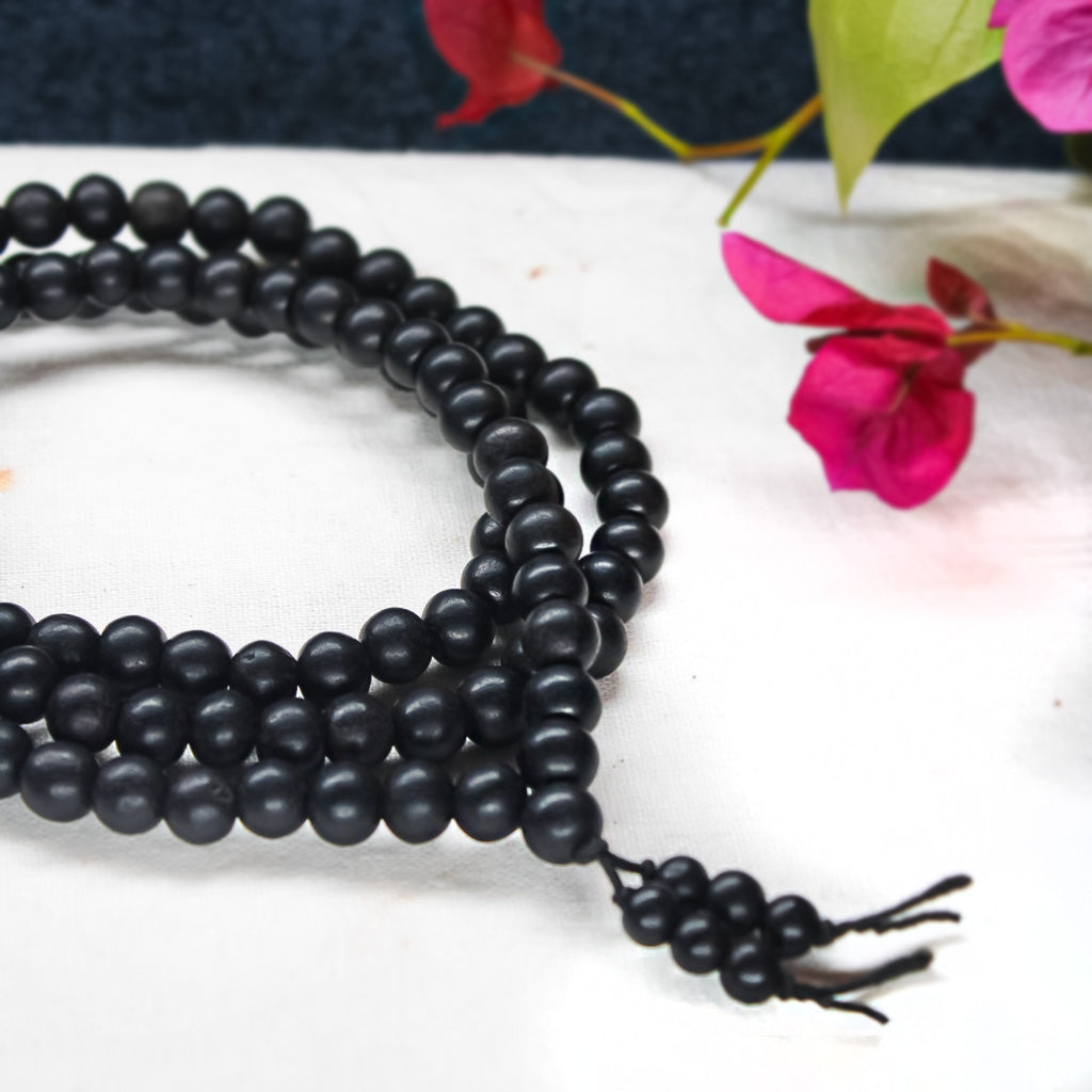 Karungali Strechable Mala 108 Beads