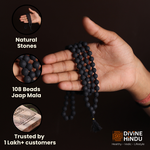 Features of Lava Stone 108 Beads Jaap Mala