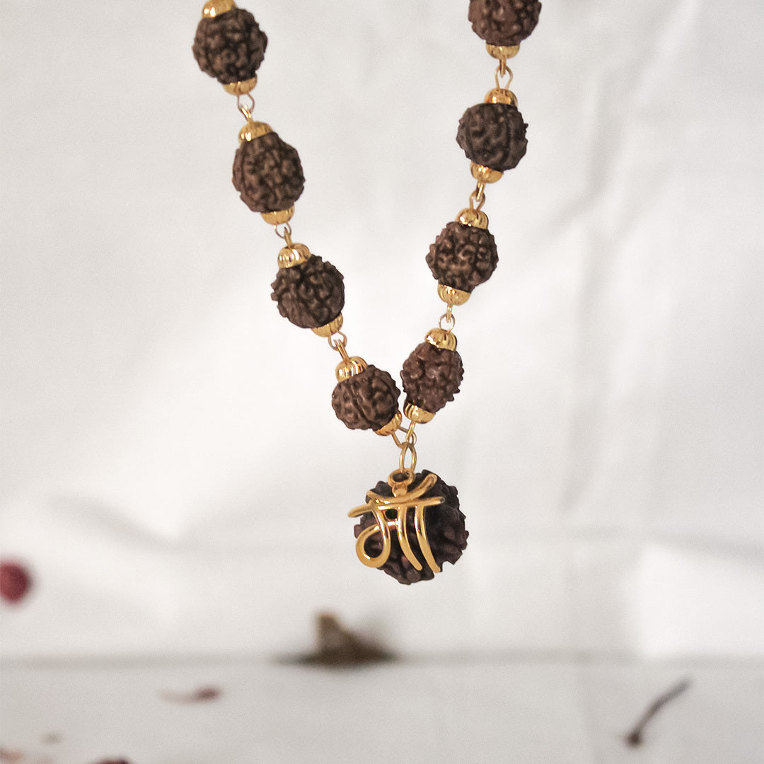 Divine Rudraksha Pendant Necklace