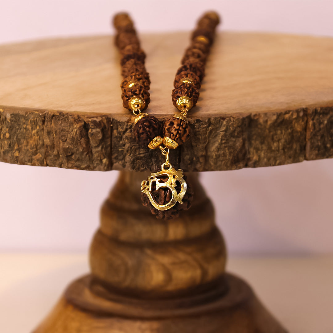 Divine Rudraksha Pendant Necklace