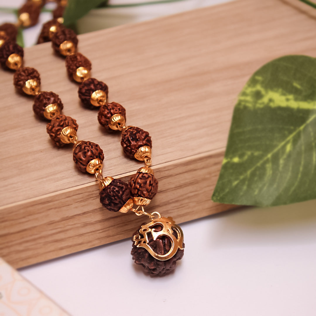 Divine Rudraksha Pendant Necklace