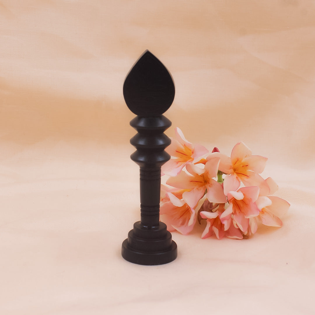 Divine Hindu Karungali Vel with Base/ Karungali Murugan Astra | Ebony wood