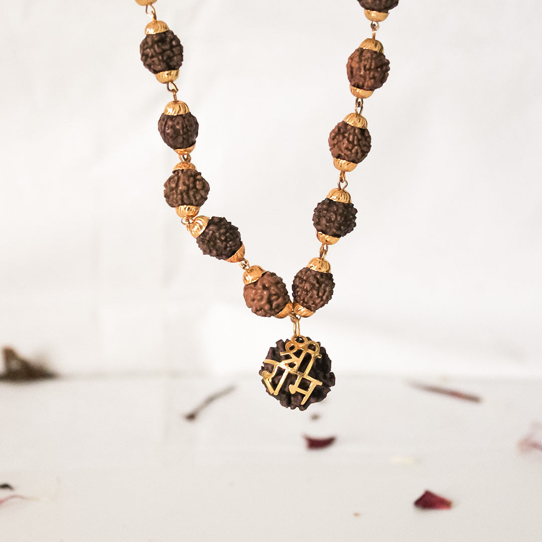 Divine Rudraksha Pendant Necklace