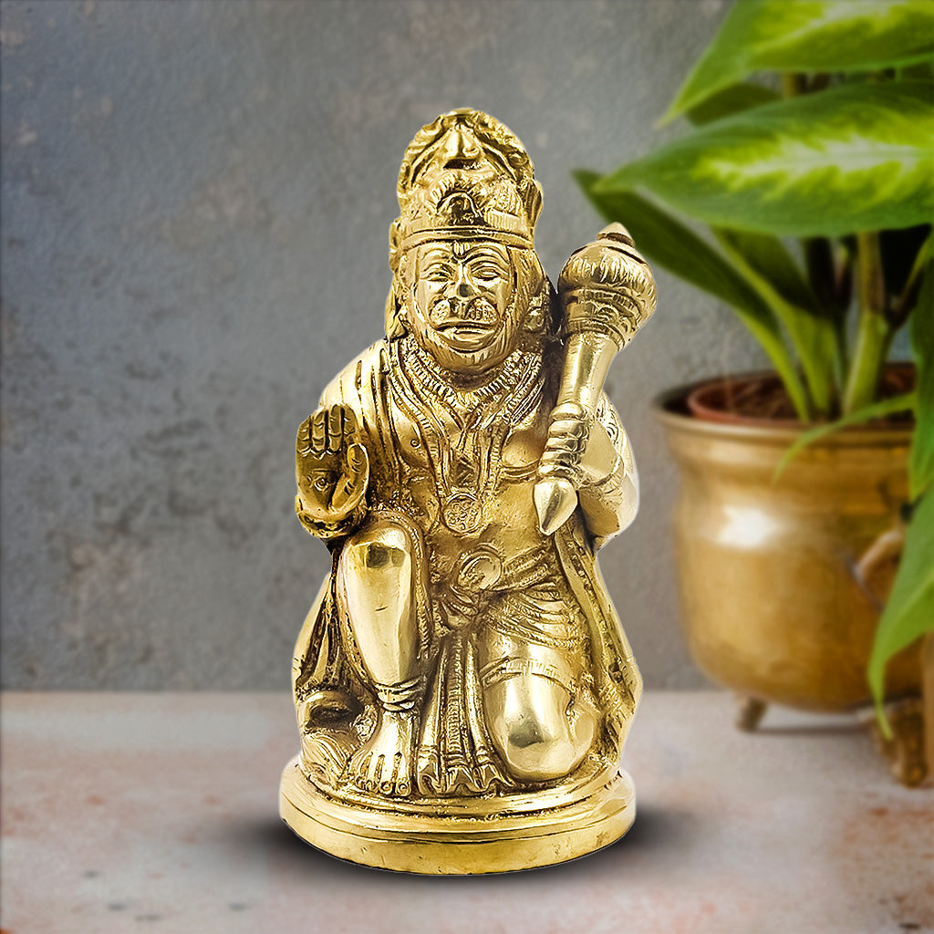 Lord Hanuman Brass Idol