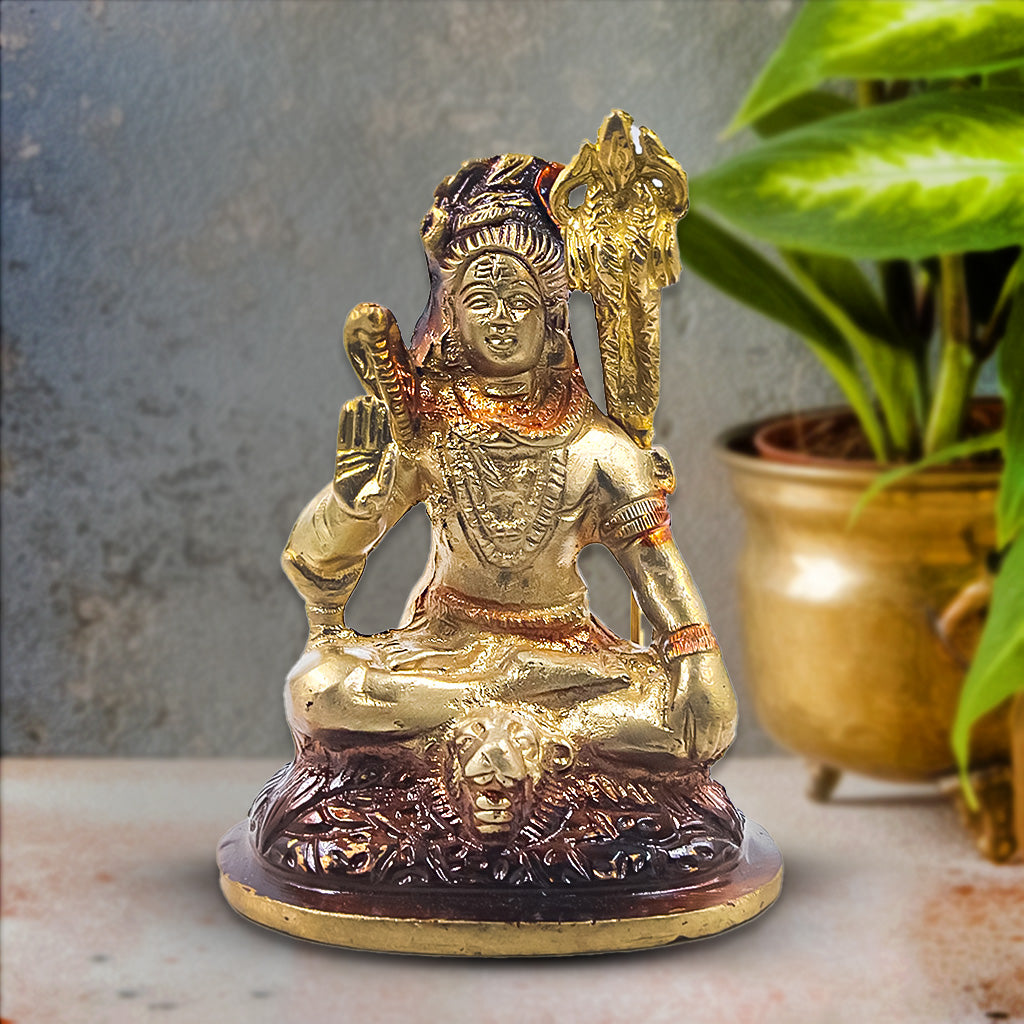 Lord Shiva Brass Idol